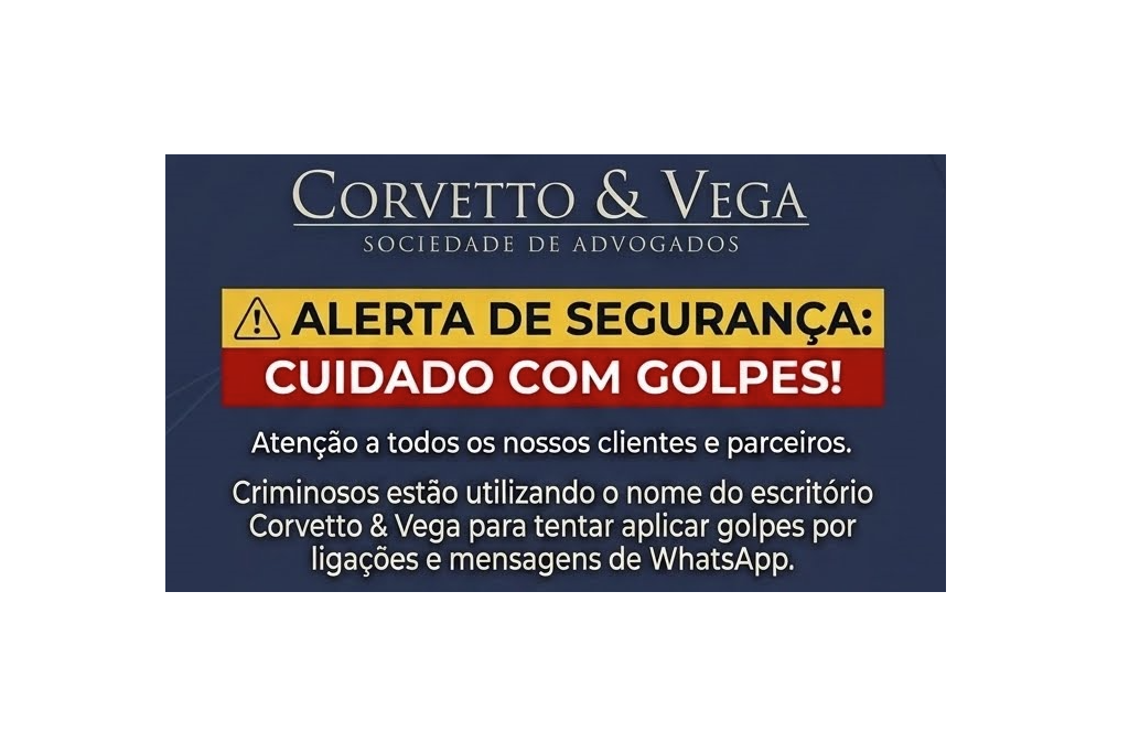 Alerta de Segurança – Cuidado com golpes!